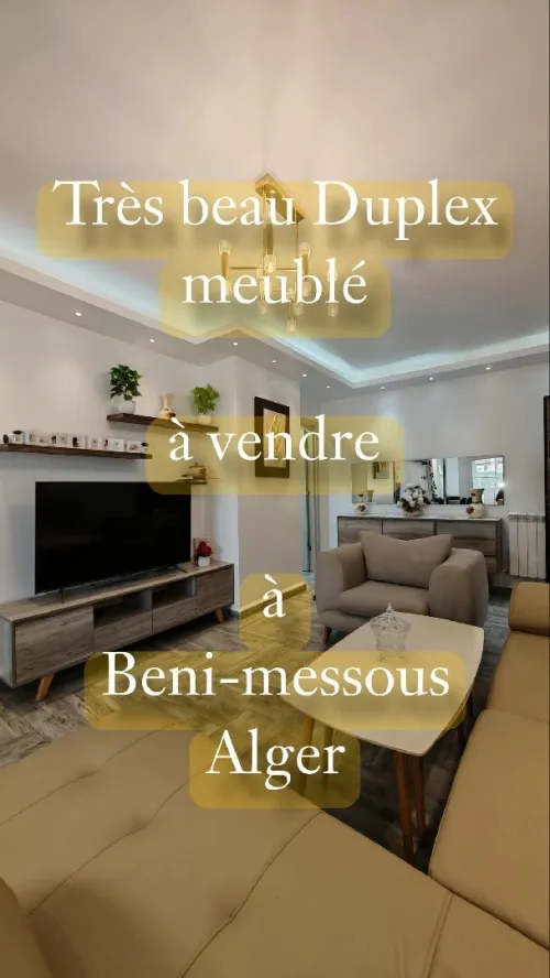 Vente Appartement Duplex F5 Alger Beni messous