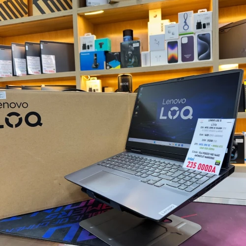 LENOVO LOQ 15 I5 12450H NVIDIA RTX 4060 16GB RAM 512GB SSD SOUS EMBALLAGE
