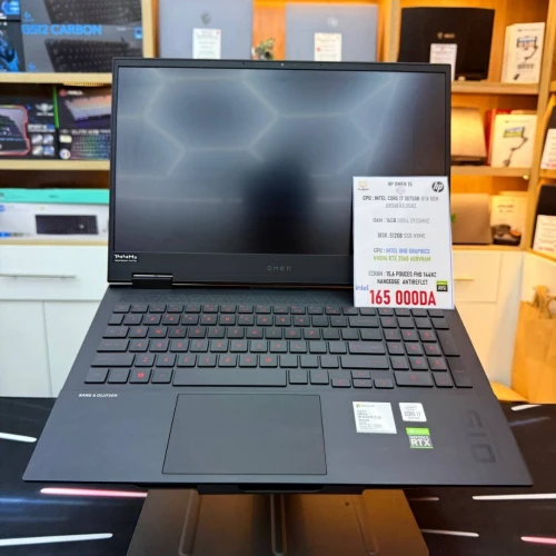 LAPTOP HP OMEN 15 I7 10750H 16GB 512SSD RTX2060 6GBVRAM 15.6'' 144HZ