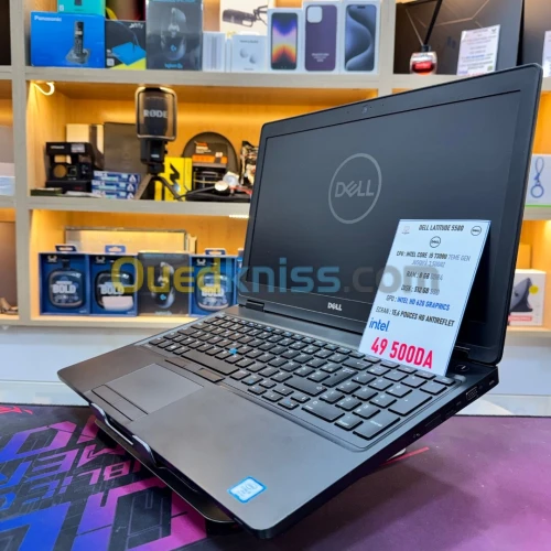 DELL LATITUDE 5580 I5 7300U 7TH GEN 8GB RAM 256GB SSD ECRAN 15 POUCES 