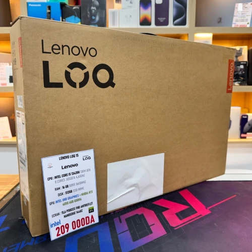 LENOVO LOQ 15  I5 13420H NVIDIA RTX 4050 16GB RAM 512GB SSD 