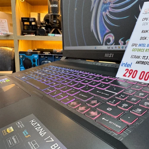 MSI KATANA 17 I7 12650H NVIDIA RTX 4070 16GB RAM 1TB SSD 