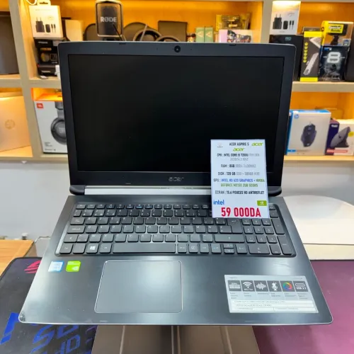 ACER ASPIRE 5 I5 7200U NVIDIA MX150U 8GB RAM 256GB SSD 