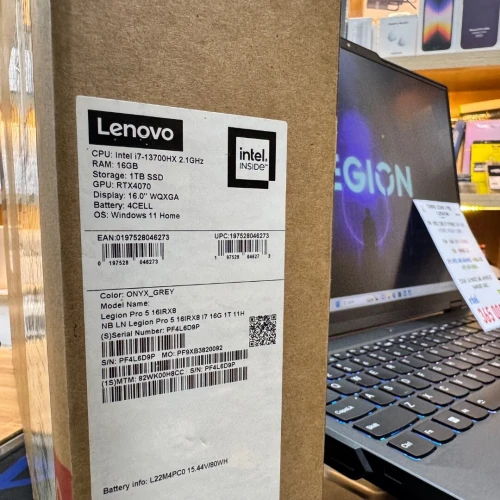 LENOVO LEGION 5 PRO I7 13700HX NVIDIA RTX 4070 16GB RAM 1TB SSD