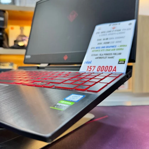 HP OMEN 15 I7 9750H NVIDIA RTX 2060 16GB RAM 512GB SSD ECRAN 15 POUCES 144HZ