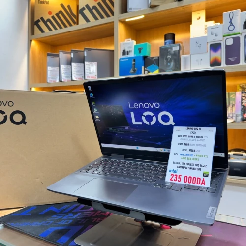 LENOVO LOQ 15 I5 12450H NVIDIA RTX 4060 16GB RAM 512GB SSD SOUS EMBALLAGE