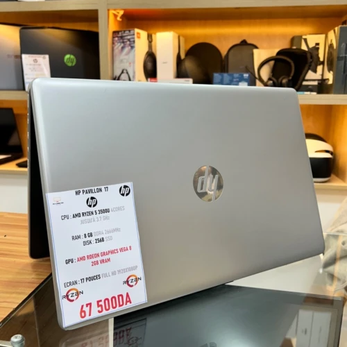 HP 17 RYZEN 5 3500U 8GB RAM 512GB SSD