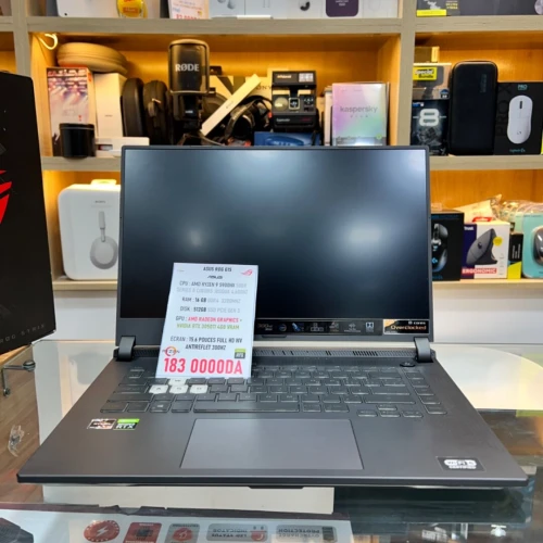 ASUS ROG STRIX G15 AMD RYZEN 9 5900HX NVIDIA RTX 3050TI 16GB RAM 512GB SSD ECRAN 300HZ 