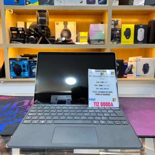 MICROSOFT SURFACE PRO 9 I5 12TH GEN 16GB RAM 256GB SSD AVEC CLAVIER ETAT NEUF 