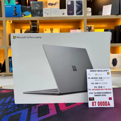 MICROSOFT SURFACE LAPTOP 3 AMD RYZEN 5 3550u 8GB RAM 128GB SSD 