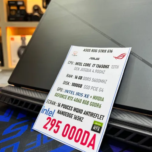 ASUS ROG STRIX G16 I7 13650HX NVIDIA RTX 4060 16GB RAM DDR5 1TB SSD 