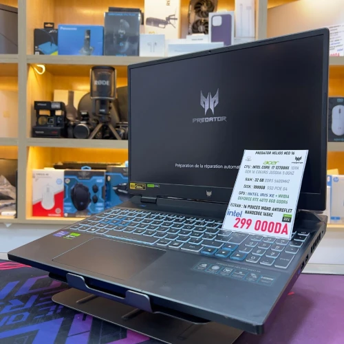 ACER PREDATO HELIOS NEO 16 I7 13700HX NVIDIA RTX 4060 32GB RAM DDR5 1TB SSD ECRAN WQHD 165HZ
