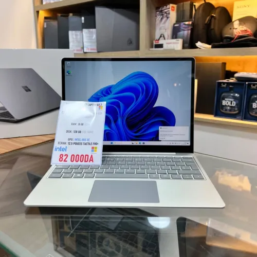 MICROSOFT SURFACE LAPTOP GO 2 I5 11TH GEN 8GB RAM 128GB SSD ÉCRAN FHD+ TACTILE 