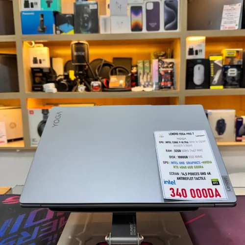 LENOVO YOGA PRO 7 INTEL CORE 9 ULTRA 185H NVIDIA RTX 4060 32GB RAM 1TB SSD