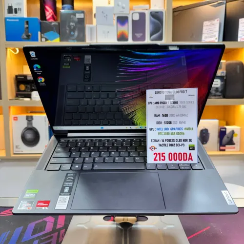 LENOVO YOGA SLIM PRO 7 AMD RYZEN 7 7735HS NVIDIA RTX 3050 16GB RAM 512GB SSD OLED 90HZ