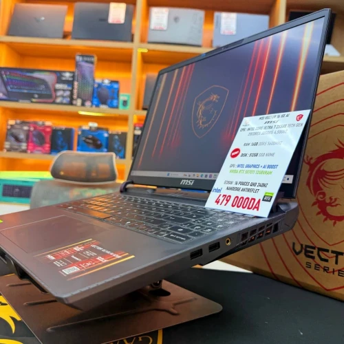 MSI VECTOR 16 HX AI ULTRA 7 255HX NVIDIA RTX 5070TI 32GB RAM 1000GB SSD ECRAN QHD 240HZ