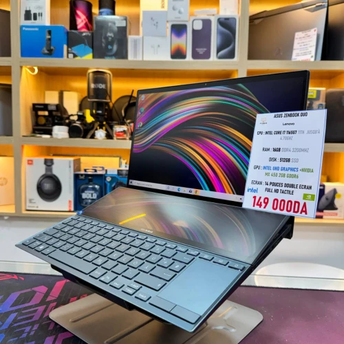 ASUS ZENBOOK DUO I7 1165G7 NVIDIA GEFORCE MX 450 16GB RAM 512GB SSD