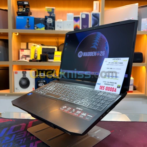 ACER NITRO 5 I7 11800H NVIDIA RTX 3060 16GB RAM 512GB SSD ECRAN 144HZ 