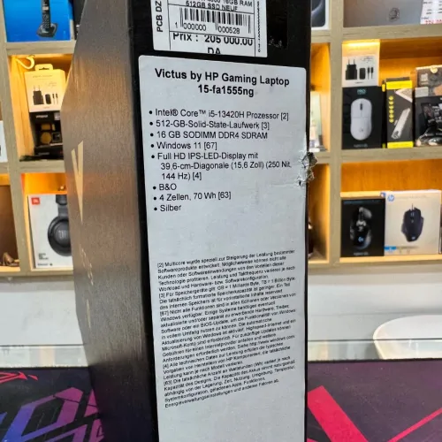HP VICTUS 15 I5 13420H NVIDIA RTX 4050 16GB RAM 512GB SSD 