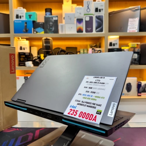 LENOVO LOQ 15 I5 12450H NVIDIA RTX 4060 16GB RAM 512GB SSD SOUS EMBALLAGE