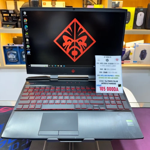 HP OMEN 15 I5 8300H NVIDIA GTX 1050 8GB RAM 256GB SSD + 2TB HDD