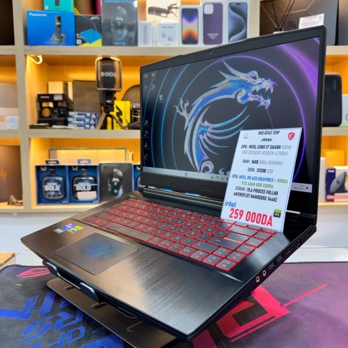 MSI GF63 I7 12650H NVIDIA RTX 4060 16GB RAM 512GB SSD