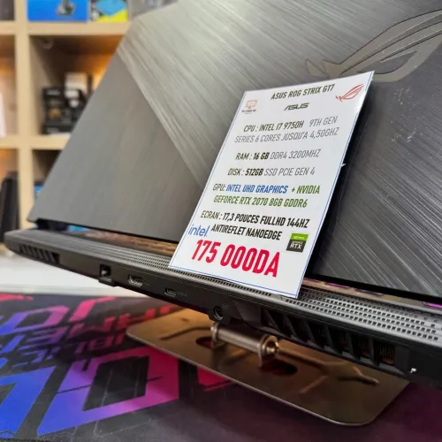 ASUS ROG STRIX G17 I7 9750H NVIDIA RTX 2070 8GB VRAM 16GB RAM 512GB SSD 