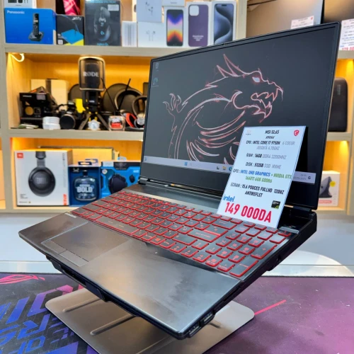 MSI GL65 I7 9750H NVIDIA GTX 1660TI 16GB RAM 512GB SSD 