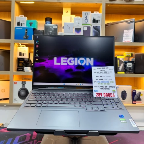 LENOVO LEGION SLIM 5 I7 13700H NVIDIA RTX 4060 16GB RAM DDR5 512GB SSD ECRAN QHD+ 165HE