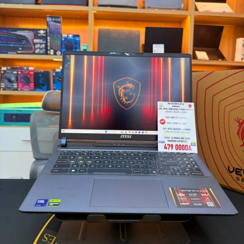 MSI VECTOR 16 HX AI ULTRA 7 255HX NVIDIA RTX 5070TI 32GB RAM 1000GB SSD ECRAN QHD 240HZ