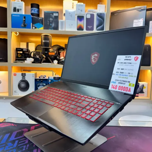 MSI GF75 I7 9750H NVIDIA GTX 1650 16GB RAM 512GB SSD ECRAN 17 FHD