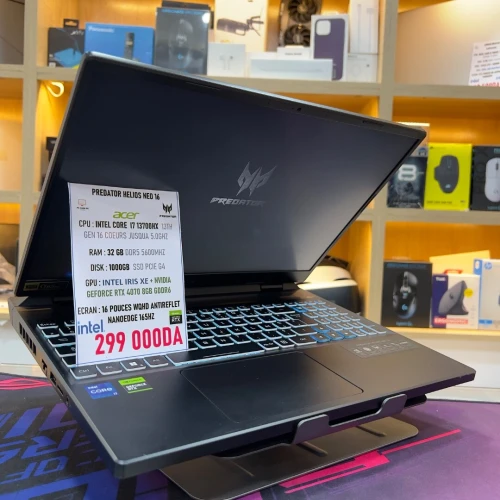 ACER PREDATO HELIOS NEO 16 I7 13700HX NVIDIA RTX 4060 32GB RAM DDR5 1TB SSD ECRAN WQHD 165HZ