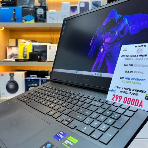 HP OMEN 16 I9 13900HX NVIDIA RTX 4060 16GB RAM 1TB SSD ECRAN QHD 240HZ