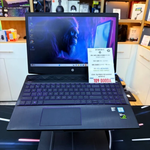 LAPTOP HP PAVILION 15 I5 8300H 16GB 256SSD 1TB HDD GTX 1050TI 4GB 15.6
