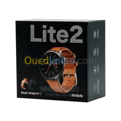 Smart Watch Mibro Lite 2 Original Double Bracelet Montre Connectée Amoled 