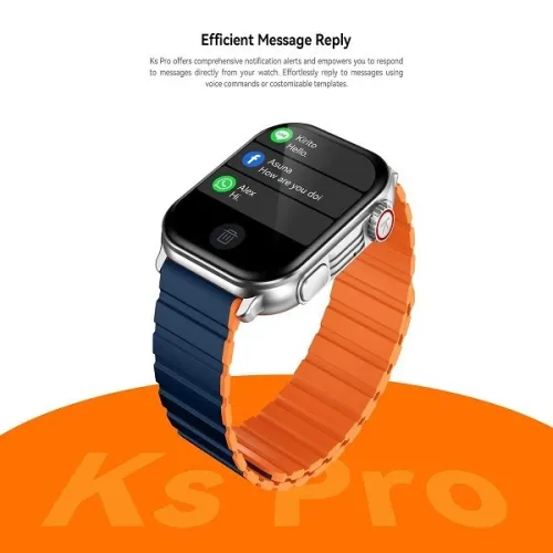 KIESLECT KS SMART CALLING WATCH AVEC DEUXIÈME BRACELET SMART WATCH