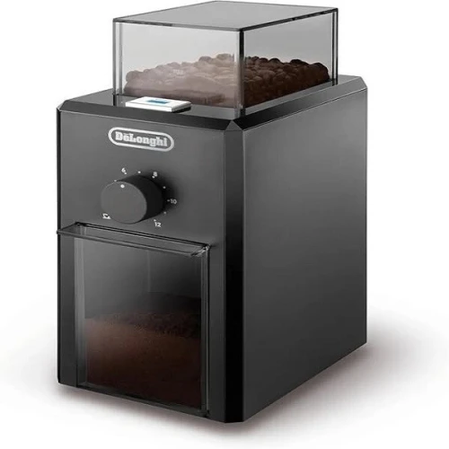 Delonghi KG79 Moulin à Café Electrique Broyeur Grains de Café avec Réservoir d'une Capacité de 120g