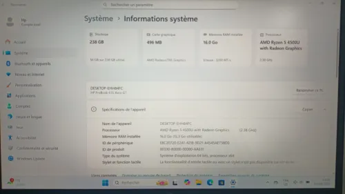 Hp probook 635 aero G7