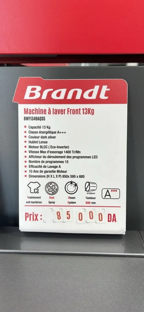 Lave-linge brandt 13-11kg 