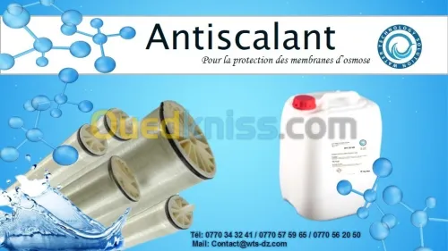 Antiscalant (Antitartre) pour membranes d'osmose