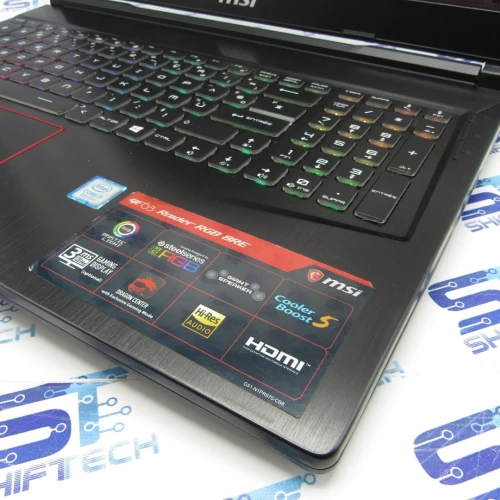 MSI GE63 Reader i7 8Th Gen 16G 256+1T HDD GTX 1060 6G 15.6 120Hz