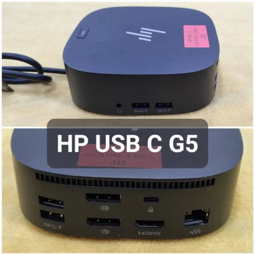 Hub Dock Station USB C Original HP Dell Lenovo Asus Microsoft