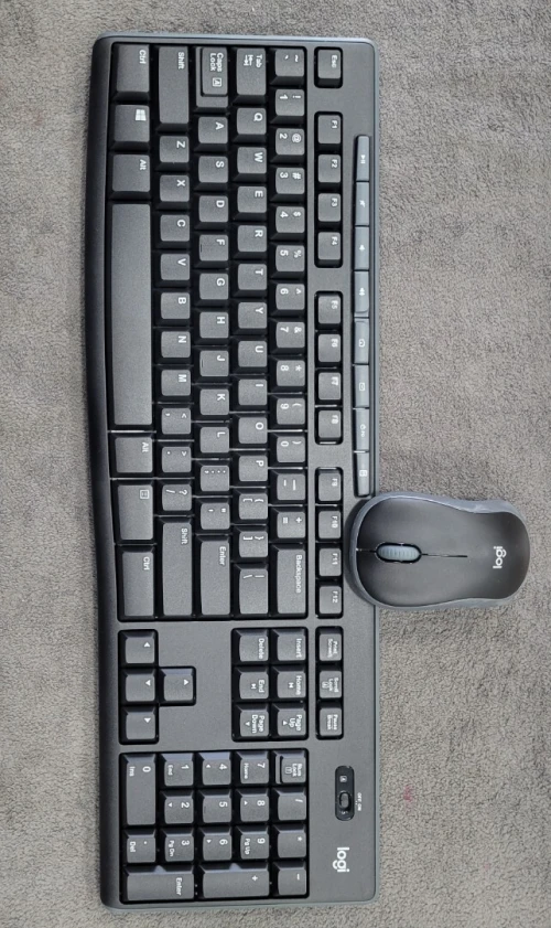 Souris S/F Logitech mk270 org