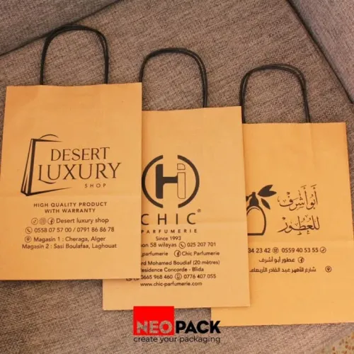 Sac shopping kraft (emballage)