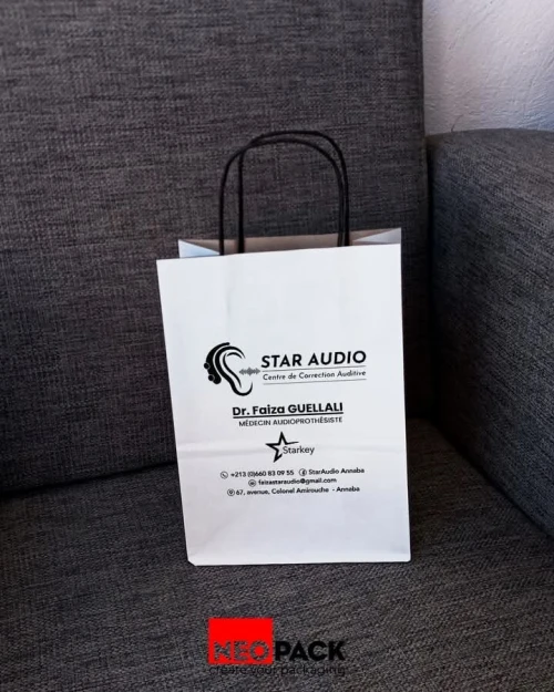 Sac shopping kraft (emballage)