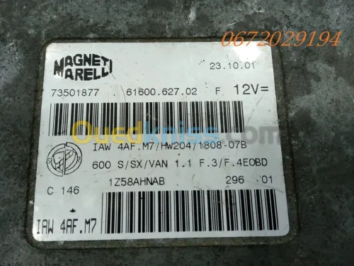 CALCULATEUR FIAT SEICENTO 1-1