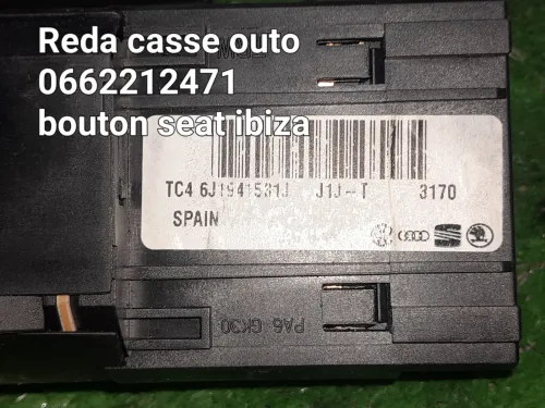 Commande d'éclairage seat ibiza