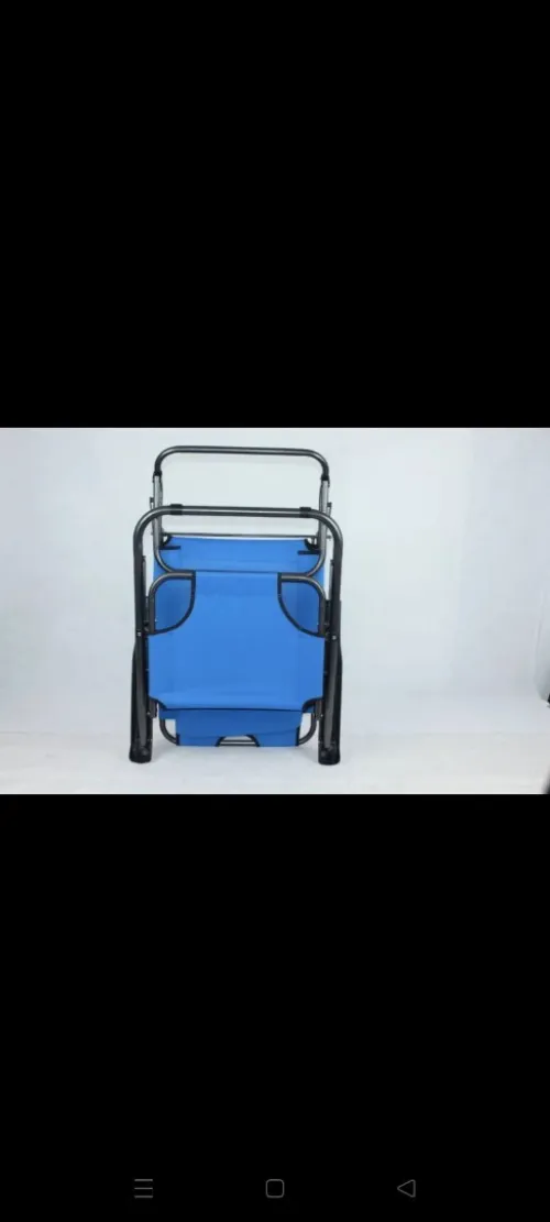 Chaise longue pliable