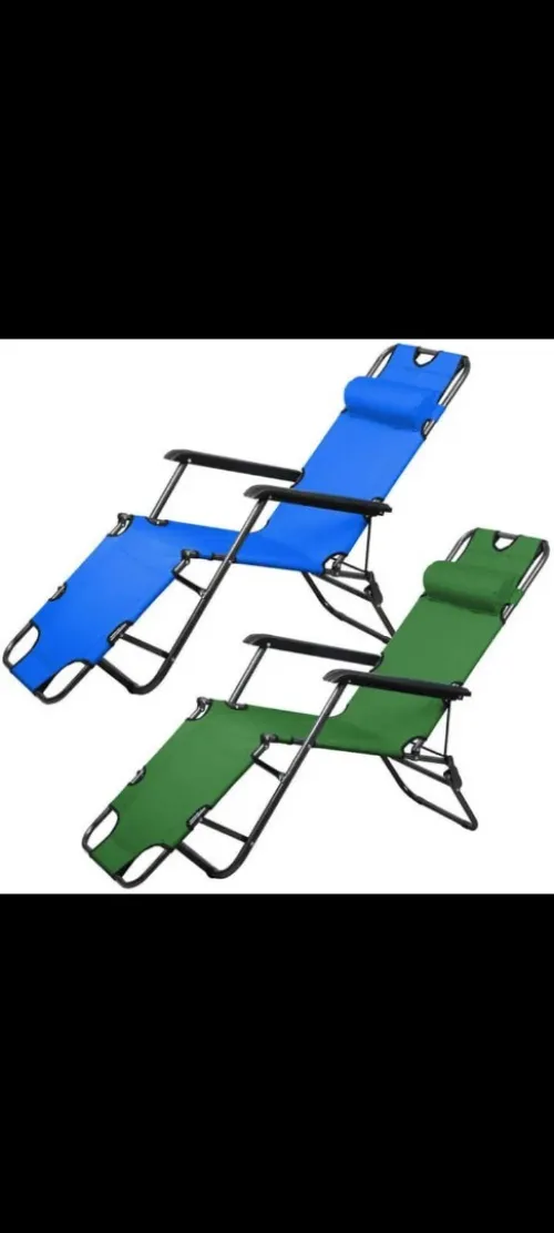 Chaise longue pliable