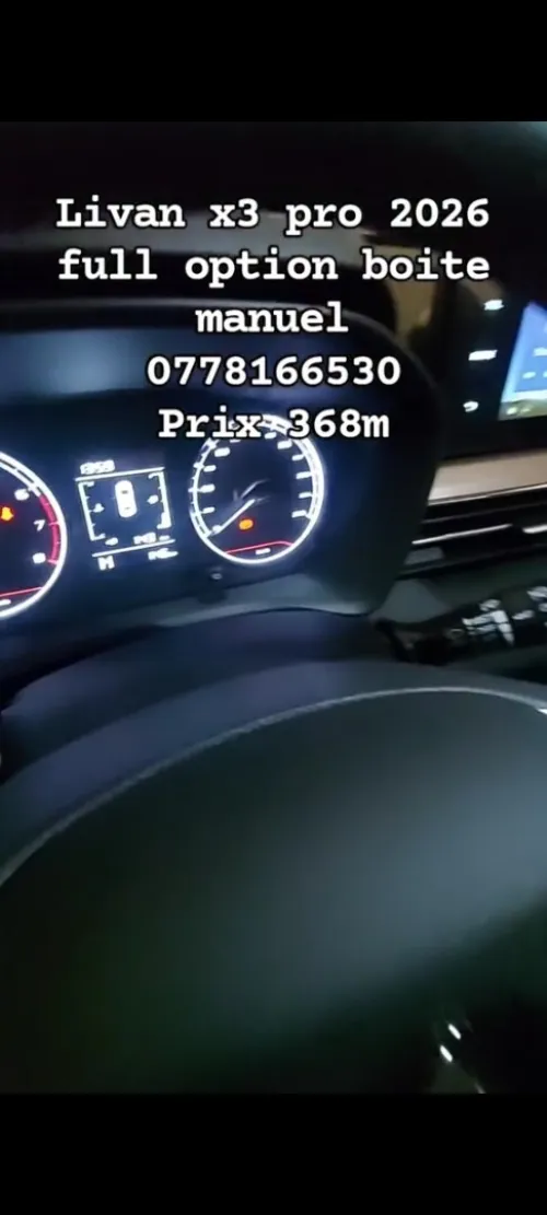 Geely Livan x3 pro 2026 Full option